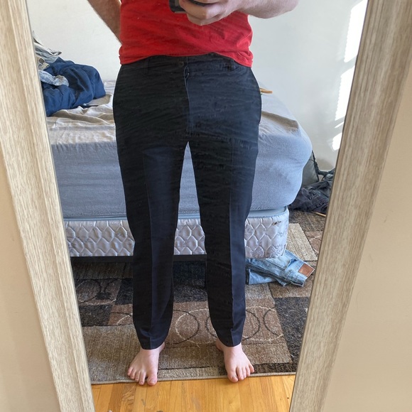 Van Heusen Traveler Slim Fit “Ash Navy” Dress Pant - Picture 3 of 6